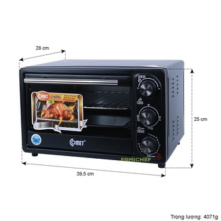 Lò nướng điện đa năng Comet CM6512 16 lít