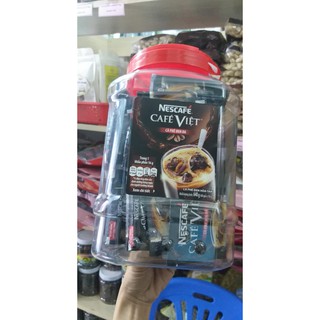 Nescafe Café Việt Cà Phê Đen Đá - Hũ 40 gói x 16gr