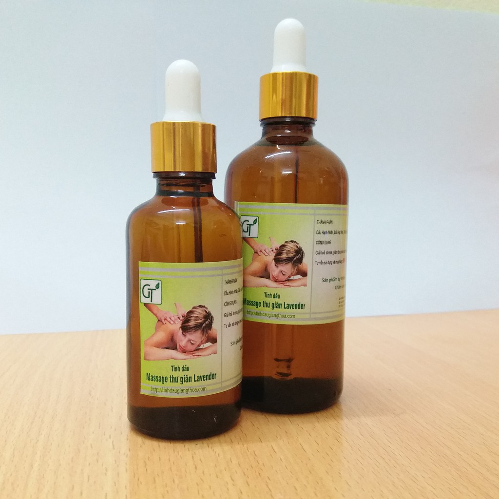 Tinh Dầu Massage Thư Giãn Oải Hương Chai 100ml - Tinh Dầu Mát Xa Hương Lavender - [HÀNG CAO CẤP]