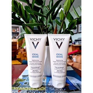 Sữa rửa mặt dưỡng trắng da Vichy Ideal White Brightening Deep Cleansing Foam 100ml