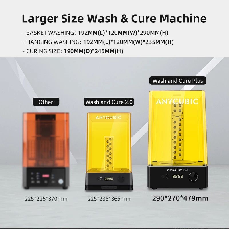 Máy rửa và sấy Resin Anycubic Wash and Cure 2.0 or Plus