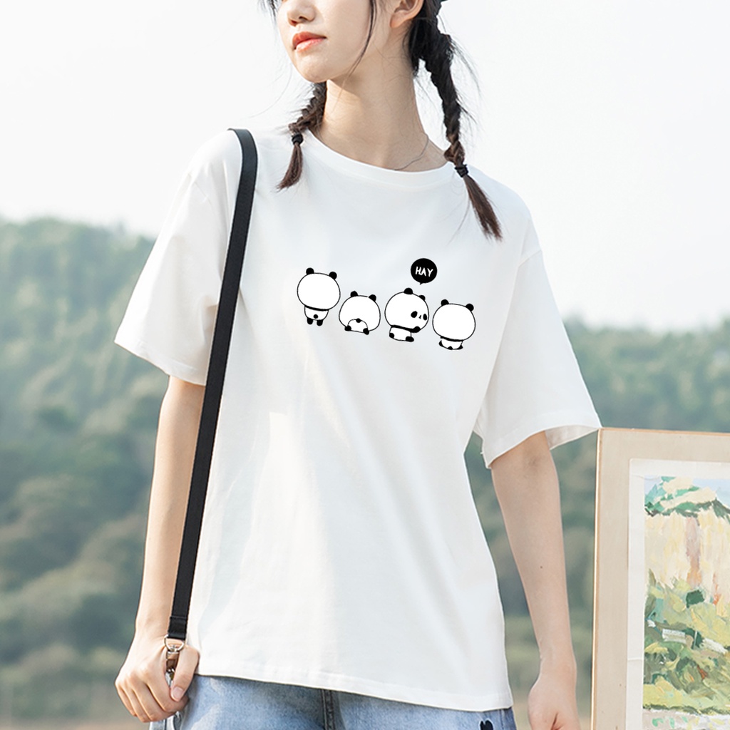 [Mã SKAMFSW175 giảm 10K đơn 50K] Áo Thun Nữ Gấu HAY KENA Form Áo Đơn Giản Vải Cotton Mềm Mát KAT108 | BigBuy360 - bigbuy360.vn