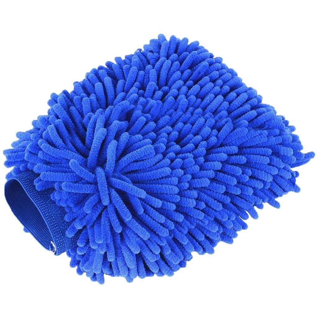 Găng tay rửa xe sợi Microfiber chuyên dùng lau rửa cho ô tô, xe hơi tiện lợi