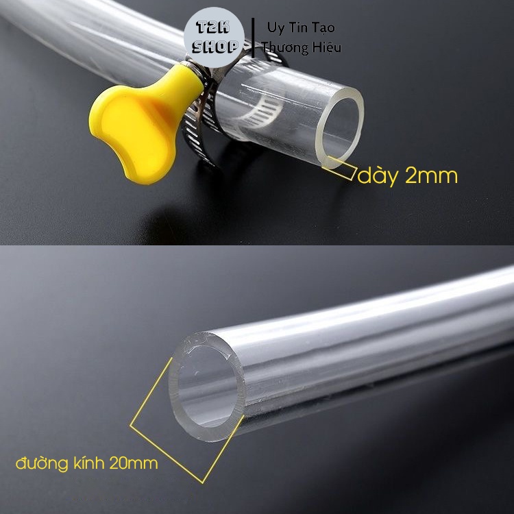 Dụng cụ bơm hút chất lỏng - Ống hút xăng dầu, rượu, thay nước bể cá dạng bóp tay tiện lợi - T2K Shop
