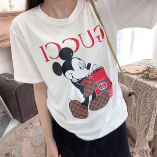 Áo phông áo thun mickey chất liệu cotton dáng rộng oversize free size