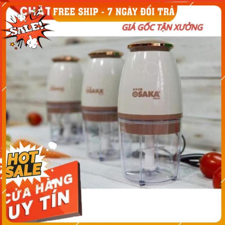 Máy xay thịt cá máy xay đa năng xay sinh tố rau củ quả xay đá Osaka nắp đồng dung tích 750ml