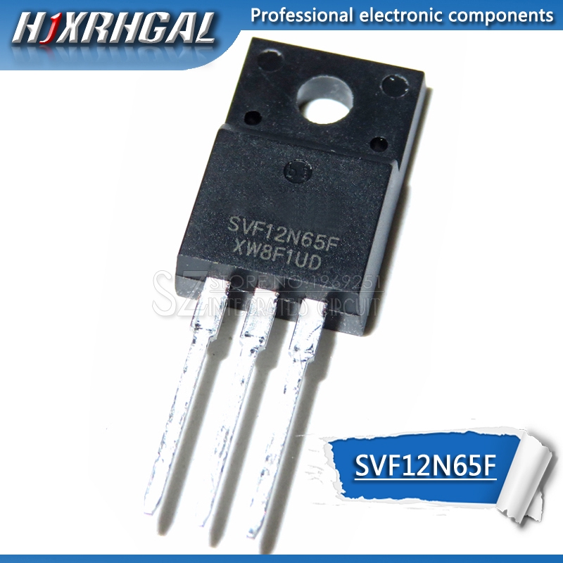 Bộ 5 Linh Kiện Điện Tử Svf12N65F Svf12N65 12n65 12a 650v To-220F