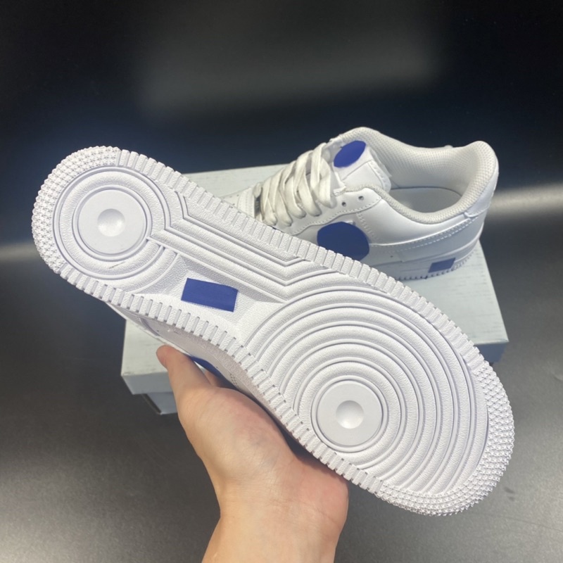 Giày Sneaker  AF1 Force One trắng full S.cấp tặng kèm cattong bảo vệ, tất - Hàng Trung cao cấp