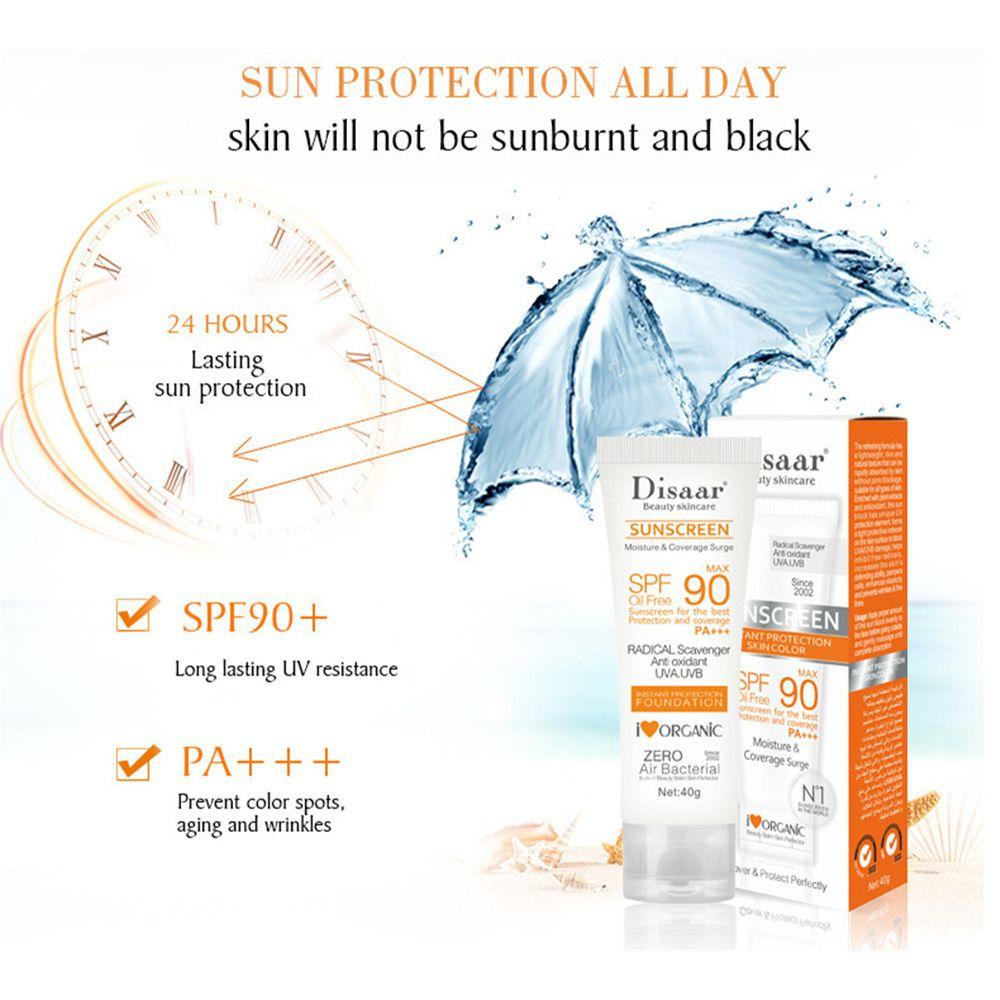 MAXG Kem Chống Nắng SPF90 Kiểm Soát Dầu Chống Thấm Nước Dưỡng Ẩm Cho Da Cổ Và Cánh Tay