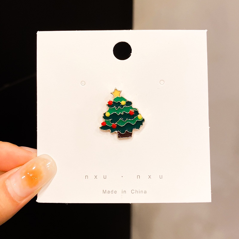 Ghim cài áo kim loại hình hoạt hình dễ thương phong cách Hàn Quốc