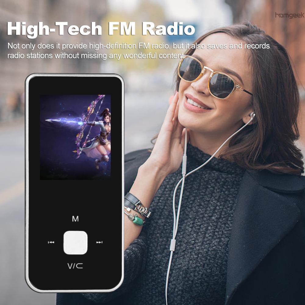 Máy Nghe Nhạc Mp3 Mp4 Zy418 Màn Hình 1.8 Inch Có Chức Năng Ghi Âm Và Phụ Kiện