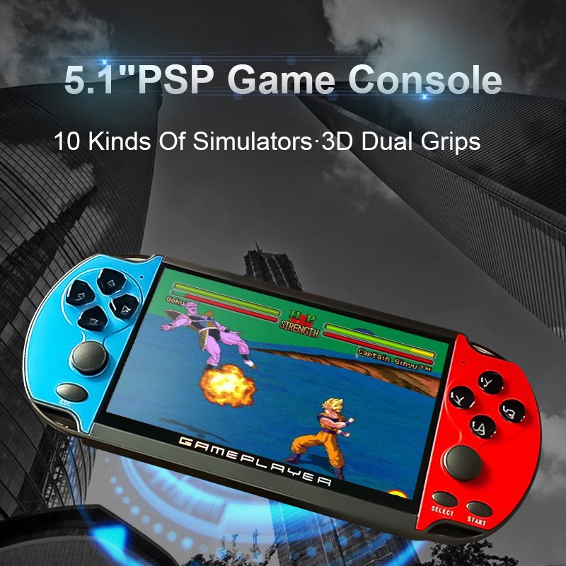 PSP X7/X7 Plus Tay Cầm Chơi Game SFC Di Động Máy Chơi Game Joystick, Hỗ Trợ TF Thẻ [Thư Nhĩ Cáp]]