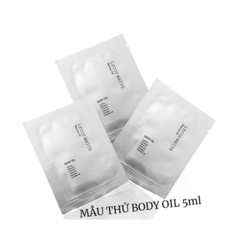 01 Mẫu thử 5ml Body Oil 4% vitamin E dưỡng da siêu thấm sau 3s chính hãng