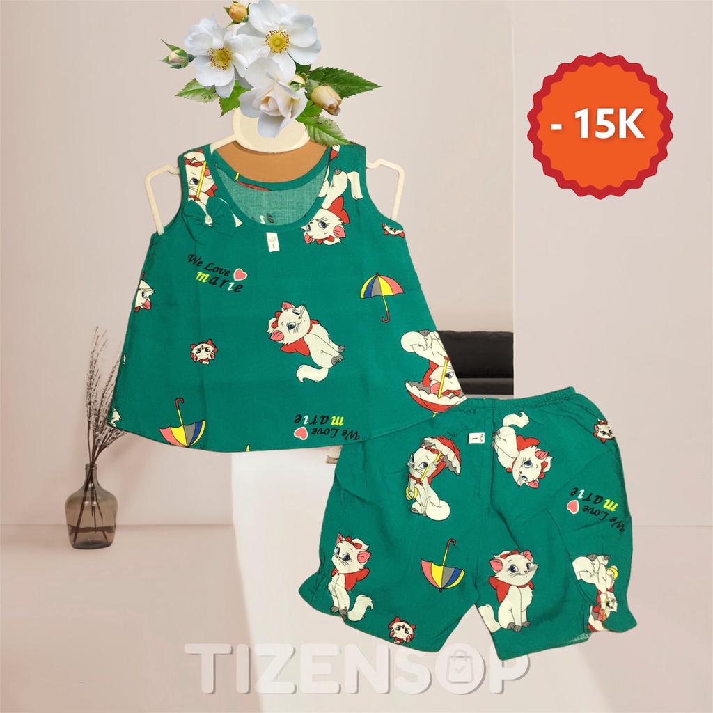 Đồ tole bé gái kiểu xòe vải lanh tone chất đẹp mặc mát