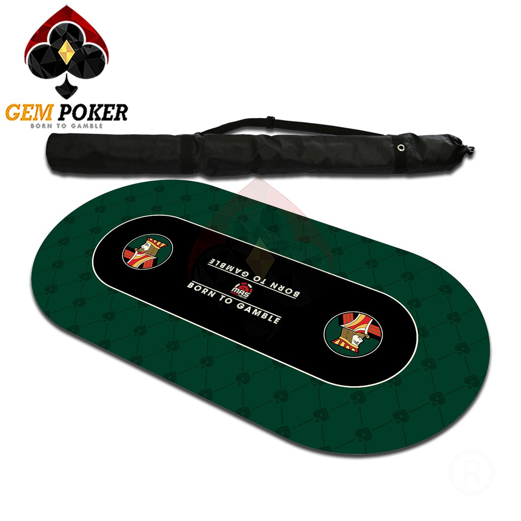 ⚜️ THẢM CAO SU POKER OVAL - GEM KING® CAO CẤP ⚜️