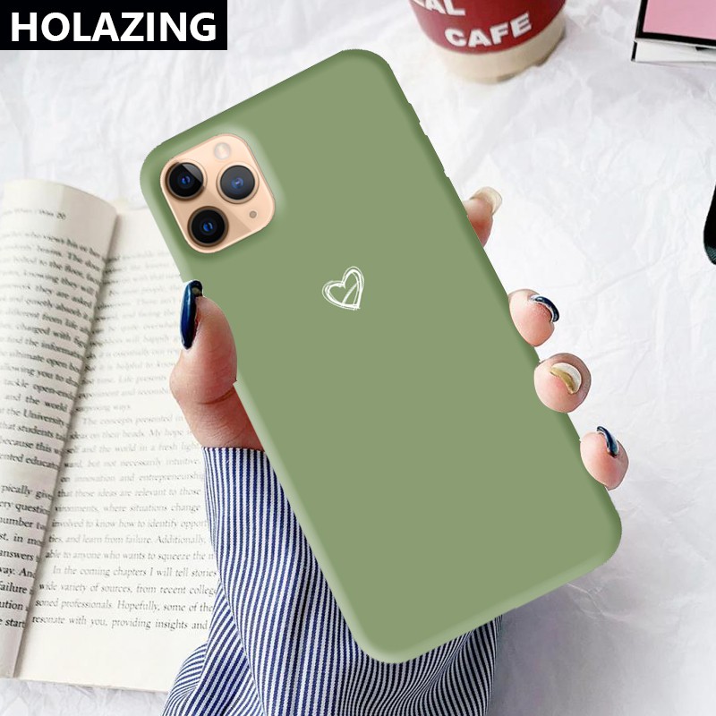 Ốp Điện Thoại Silicon Mềm Hình Trái Tim Cho Iphone Xs Max X Xr 12 Mini 11 Pro Max 8 Plus 7 Plus Se 2020 6s Plus No.706 | BigBuy360 - bigbuy360.vn
