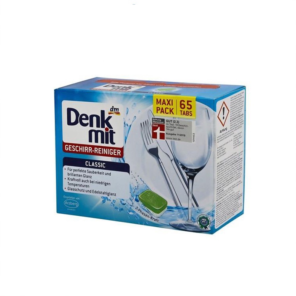 Viên rửa chén bát Denkmit Geschirr Reiniger nhập khẩu Đức