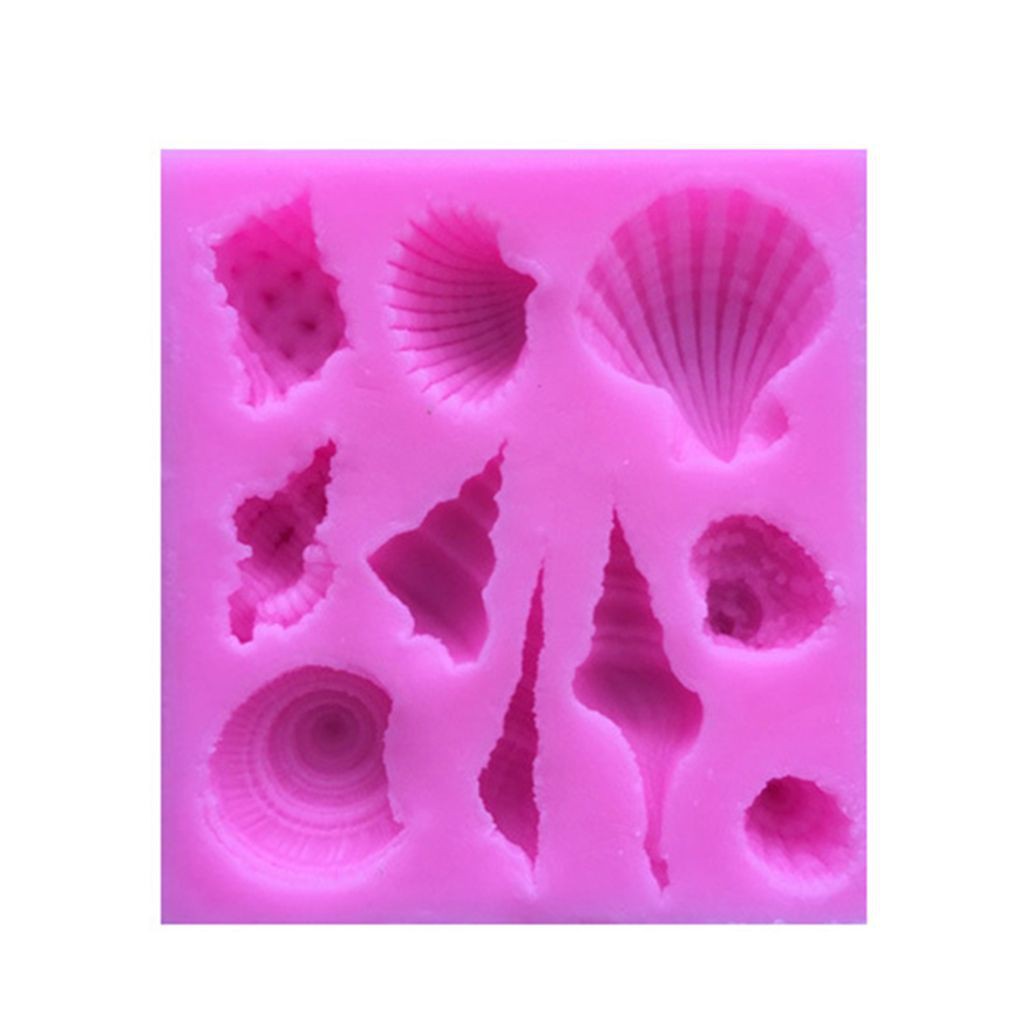 Khuôn Silicon Hình Vỏ Sò Dùng Làm Chocolate