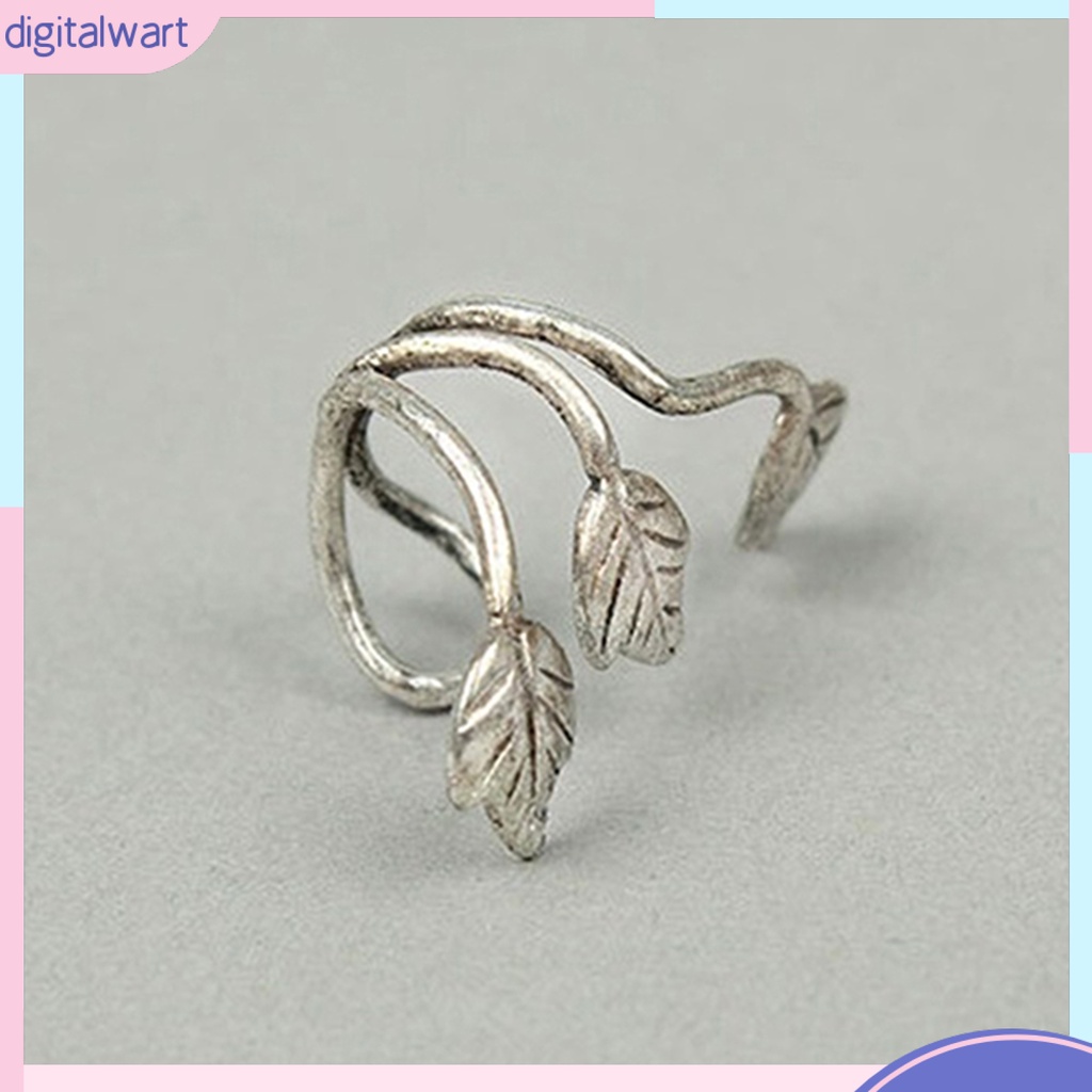 Khuyên vành tai đơn họa tiết chiếc lá phong cách cổ điển cá tính thời trang dành cho nữ