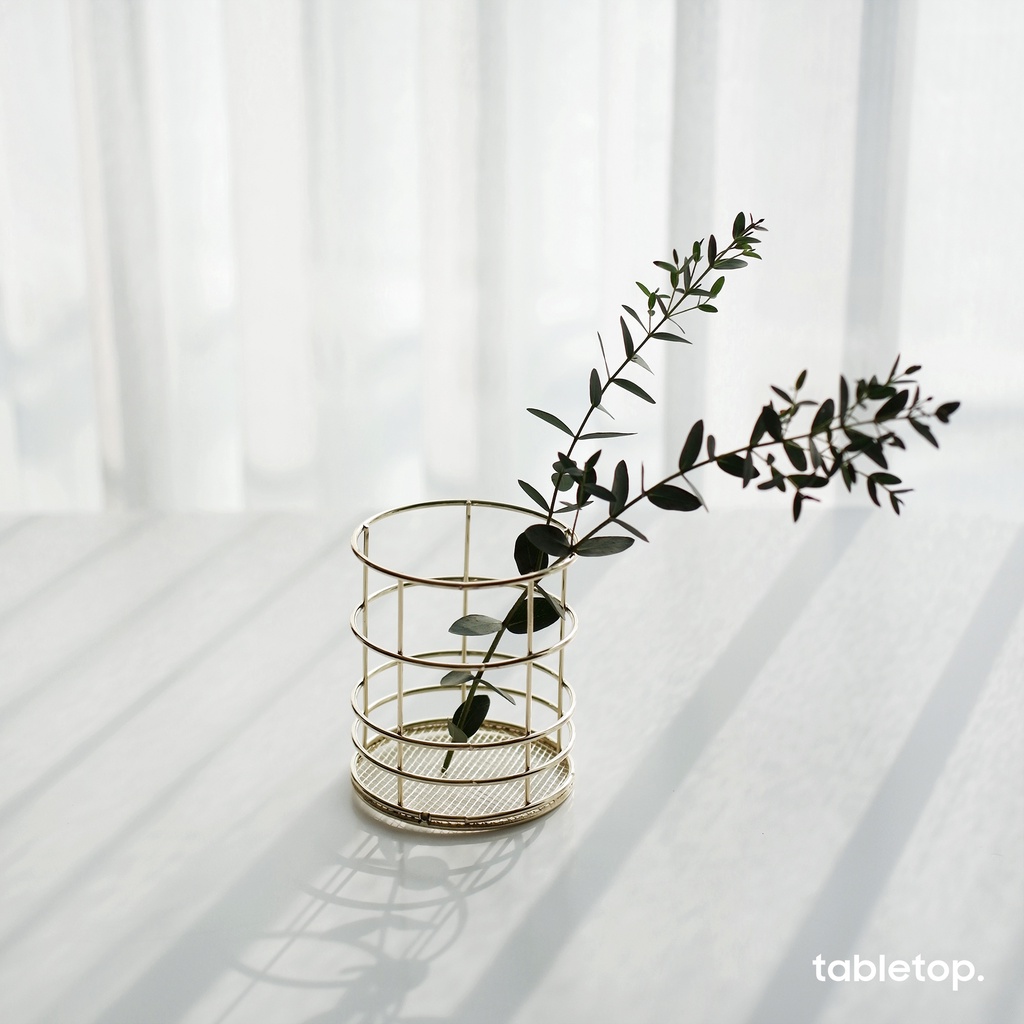 Ống cắm bút kim loại, trang trí, màu gold / rose gold / đồng - nhiều thiết kế khác nhau