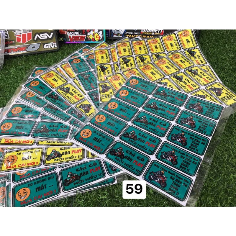 Sticker cảnh báo 2