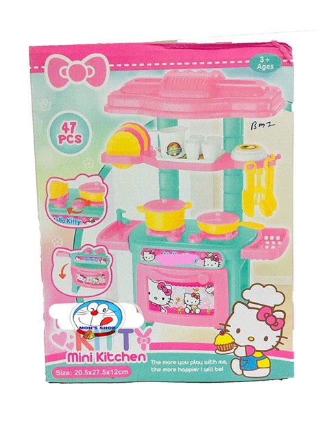 [Mã LIFEXANH03 giảm 10% đơn 500K] Bộ đồ chơi nhà bếp mini kitchen hellokitty