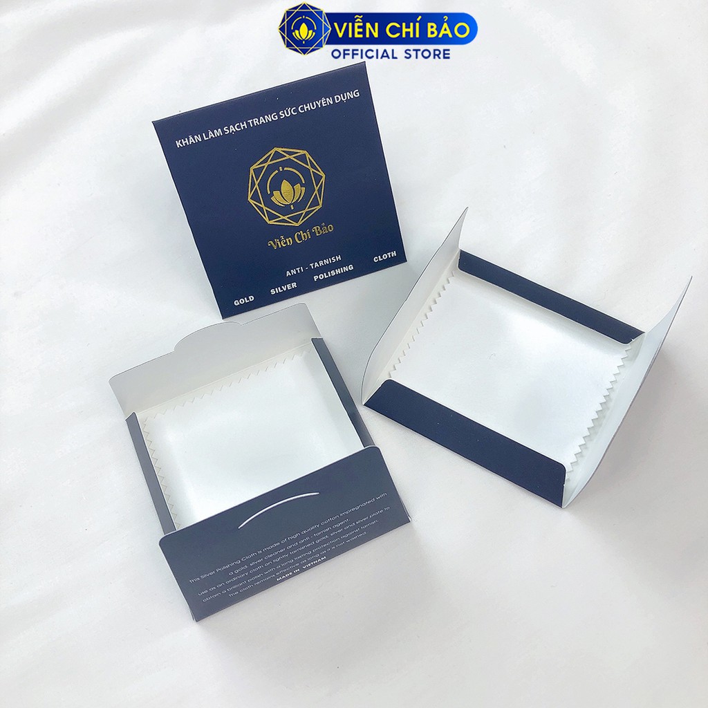 Khăn làm sáng trang sức bạc thương hiệu Viễn Chí Bảo H002