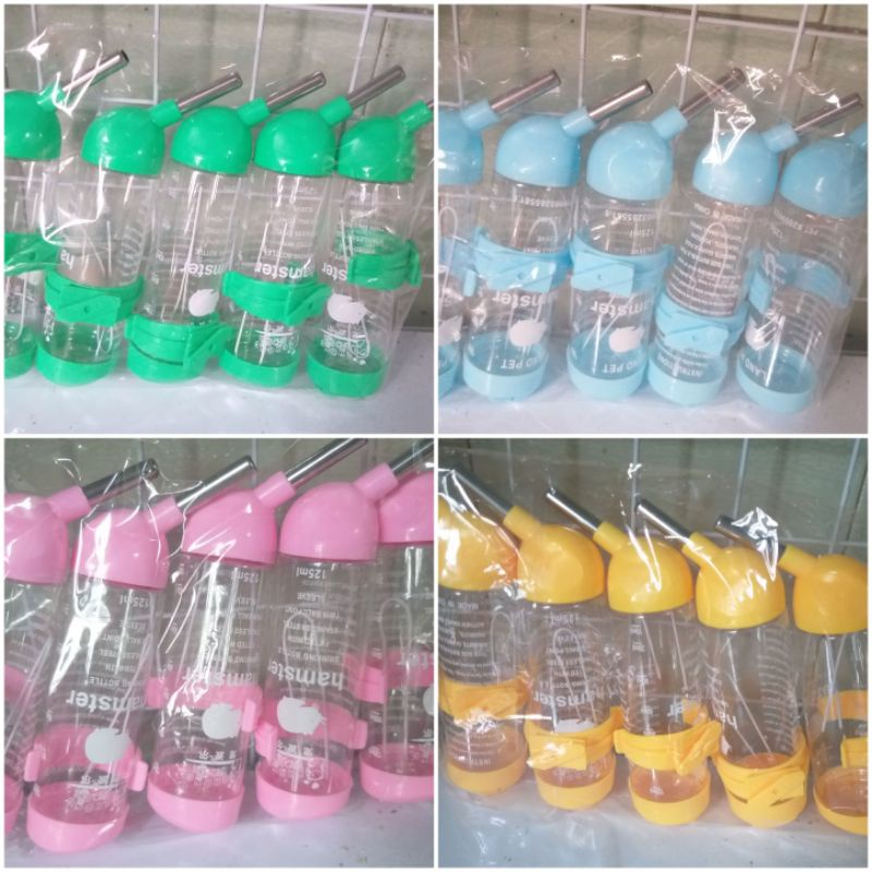 [Mã 55FMCGSALE1 giảm 10% tối đa 40K đơn 250K] Bình nước bi cho Hamster, vẹt, thỏ...(125ml, 250ml, 500ml)