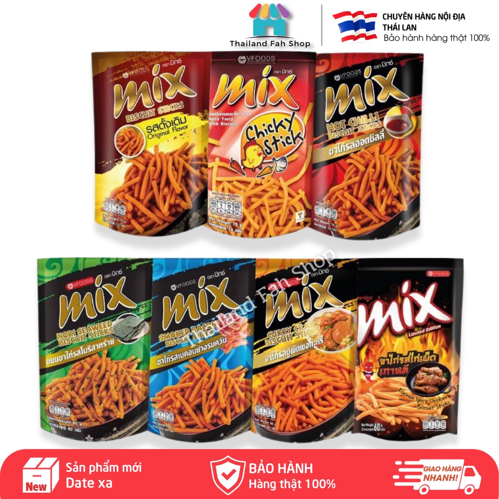 🔥🔥 Siêuuuuuuu nhon =>>> Bánh que Mix Thái Lan giòn ngon gói 60g