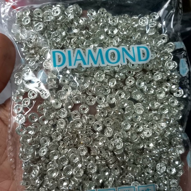 10 Charm đệm hạt size 6-8mm