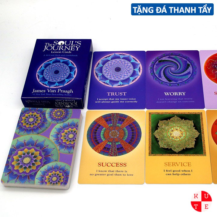 Bài Tarot The Soul's Journey 44 Lá Bài Tặng Đá Thanh Tẩy C73