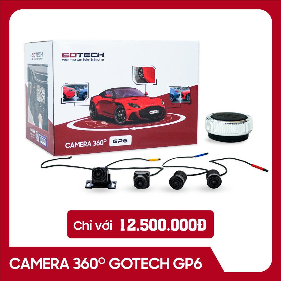 Camera 360 ô tô GOTECH GP6 | BigBuy360 - bigbuy360.vn