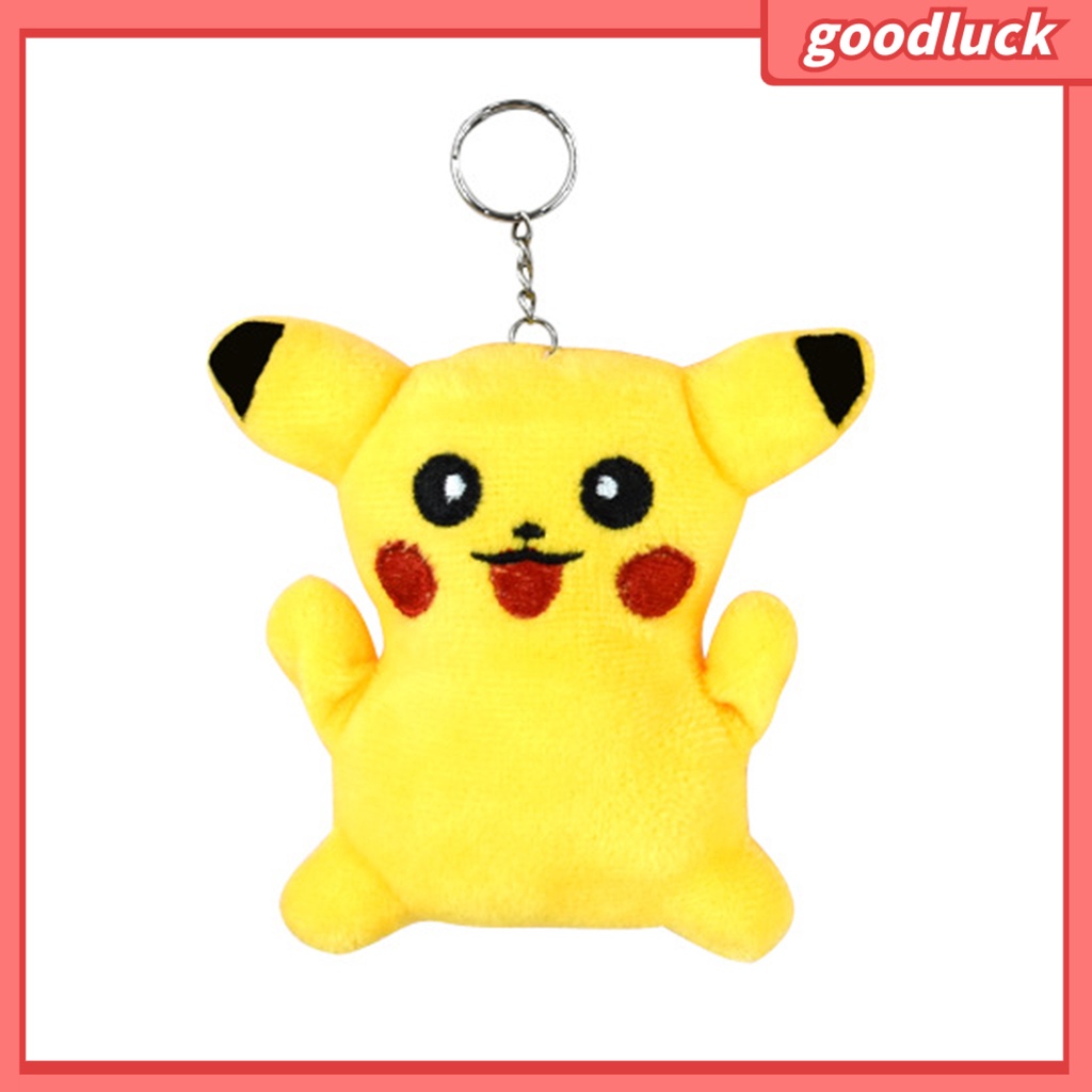 Móc khóa hình Pikachu màu vàng dễ thương