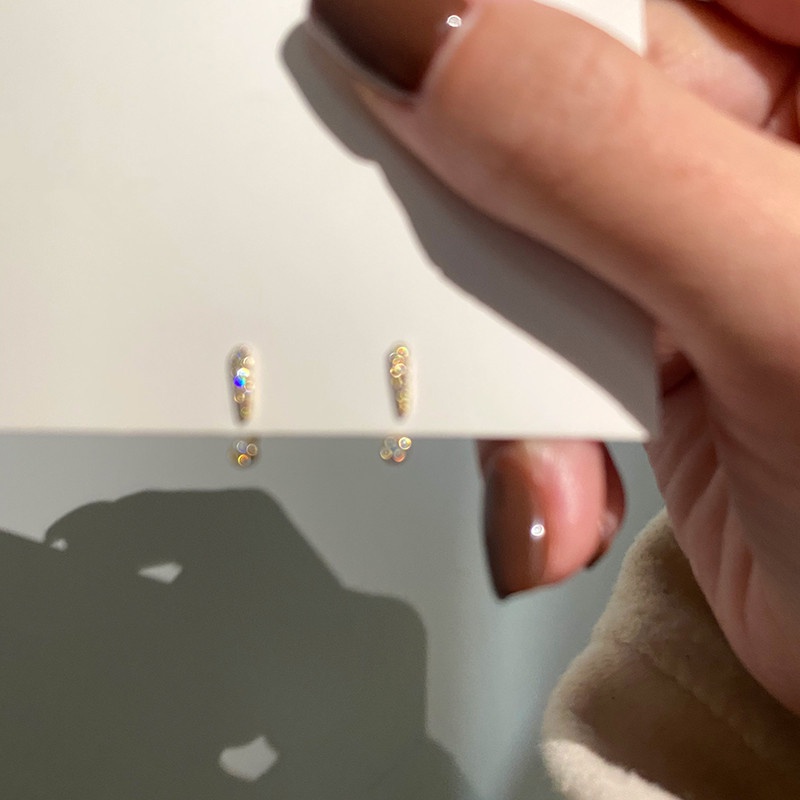 Hoa tai Stud Zircon Hoa tai Stud cá tính sáng tạo đơn giản