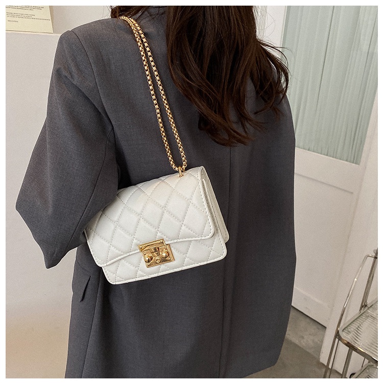 Túi Xách JASMIN NOIR Đeo Chéo Họa Tiết Sọc Ca Rô Thời Trang Dành Cho Nữ