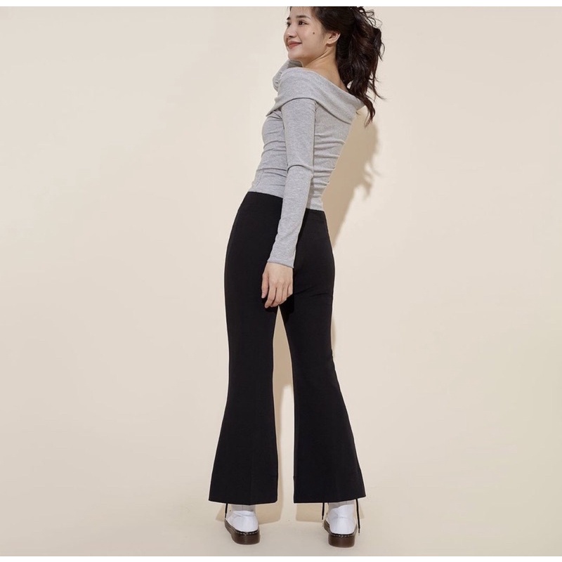 GingerBear - Áo Croptop Tay Dài Cài Khuy - Tiramisu Top ( Có ảnh chụp tại cửa hàng )
