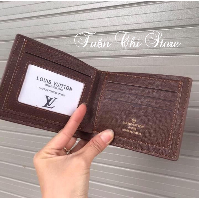 Ví Nam LV 𝑭𝑼𝑳𝑳𝑩𝑶𝑿 Ví Da Nam Dáng Ngang Siêu Đẹp Tặng Kèm Hộp Nam Châm Hãng Sang Trọng, Hàng Loại 1 Ảnh Thật