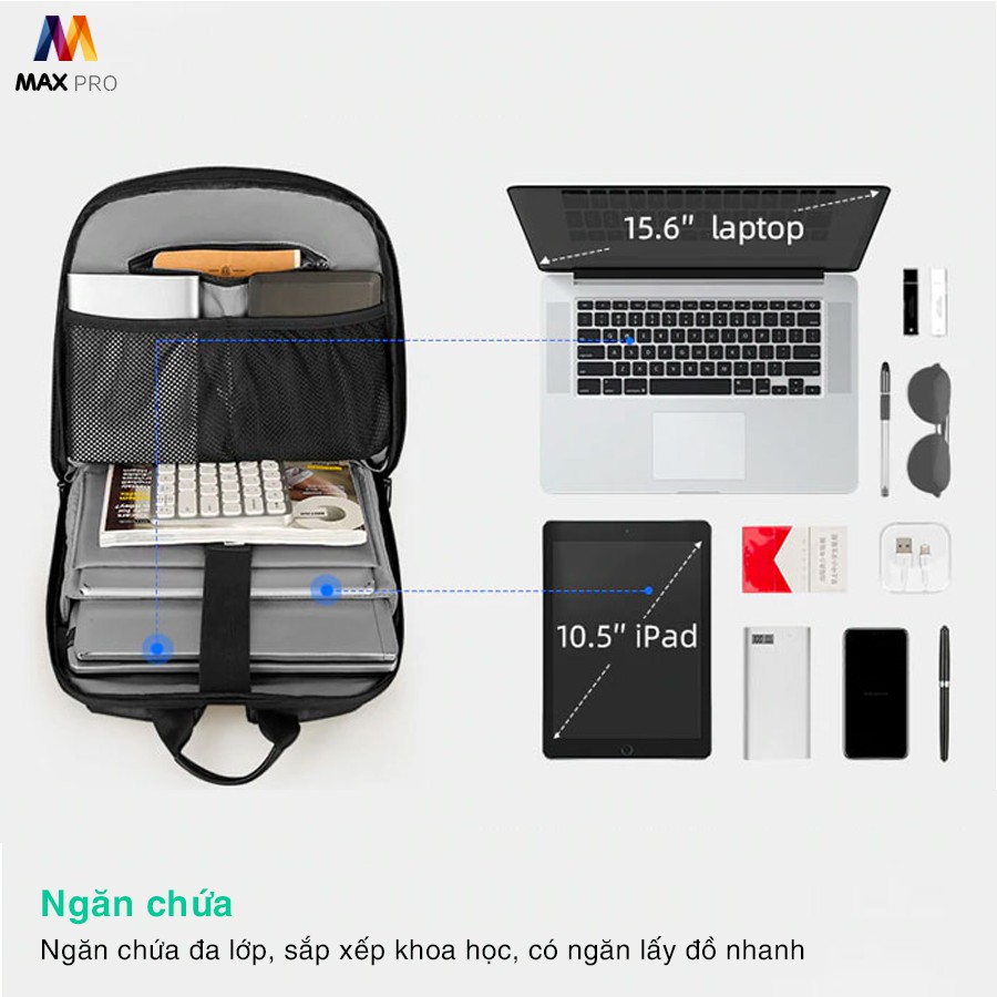 Balo nam siêu mỏng nhẹ Mark Ryden – SLIM