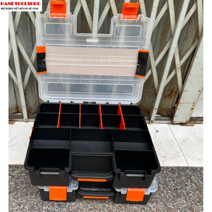 Hộp đựng dụng cụ-ốc vít nhiều ngăn có ngăn kéo Tactix 320043 43,2 x 35,5 x 12 cm
