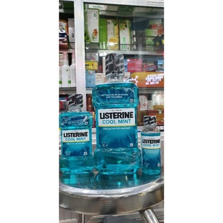 Nước súc miệng listerin xanh.
