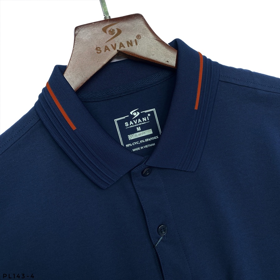 Áo thun Polo nam SAVANI phong cách trẻ trung, co giãn, thoáng mát, thấm hút tốt PL143 | BigBuy360 - bigbuy360.vn