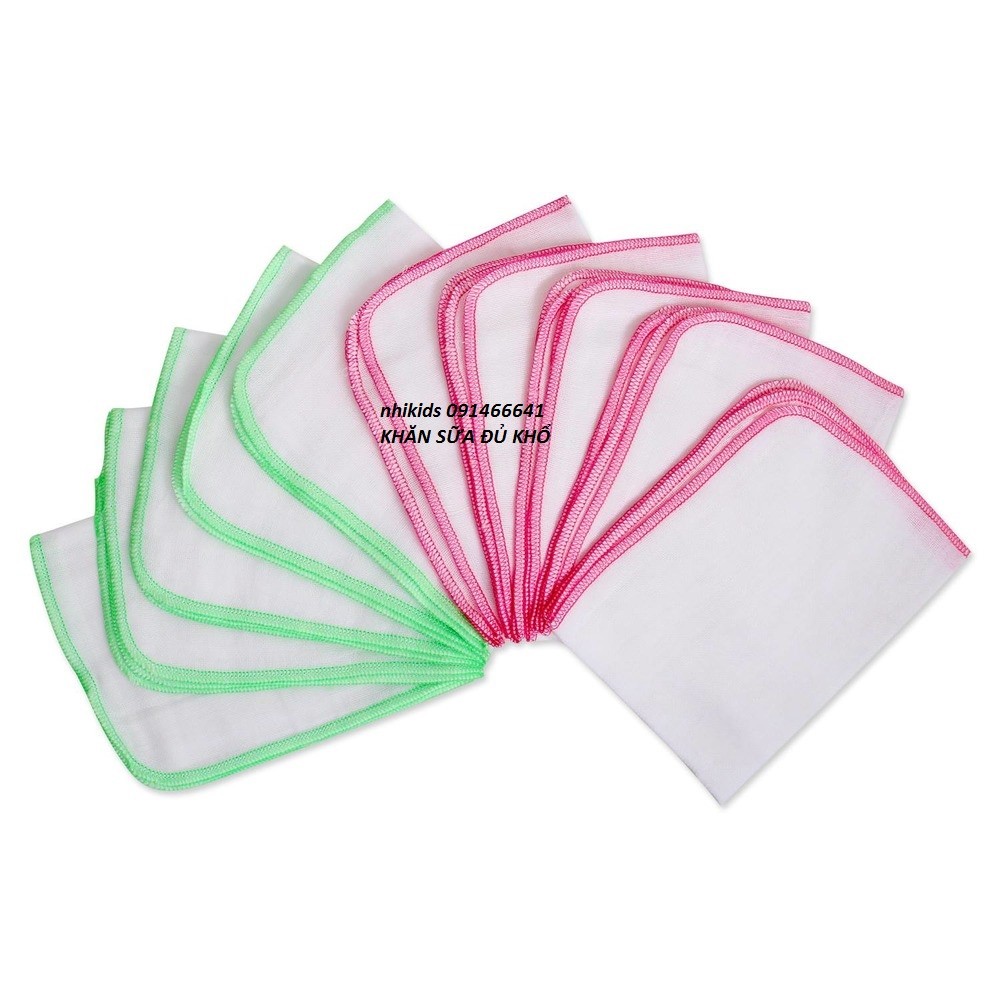 Combo 10 cái khăn sữa Fany - Bee