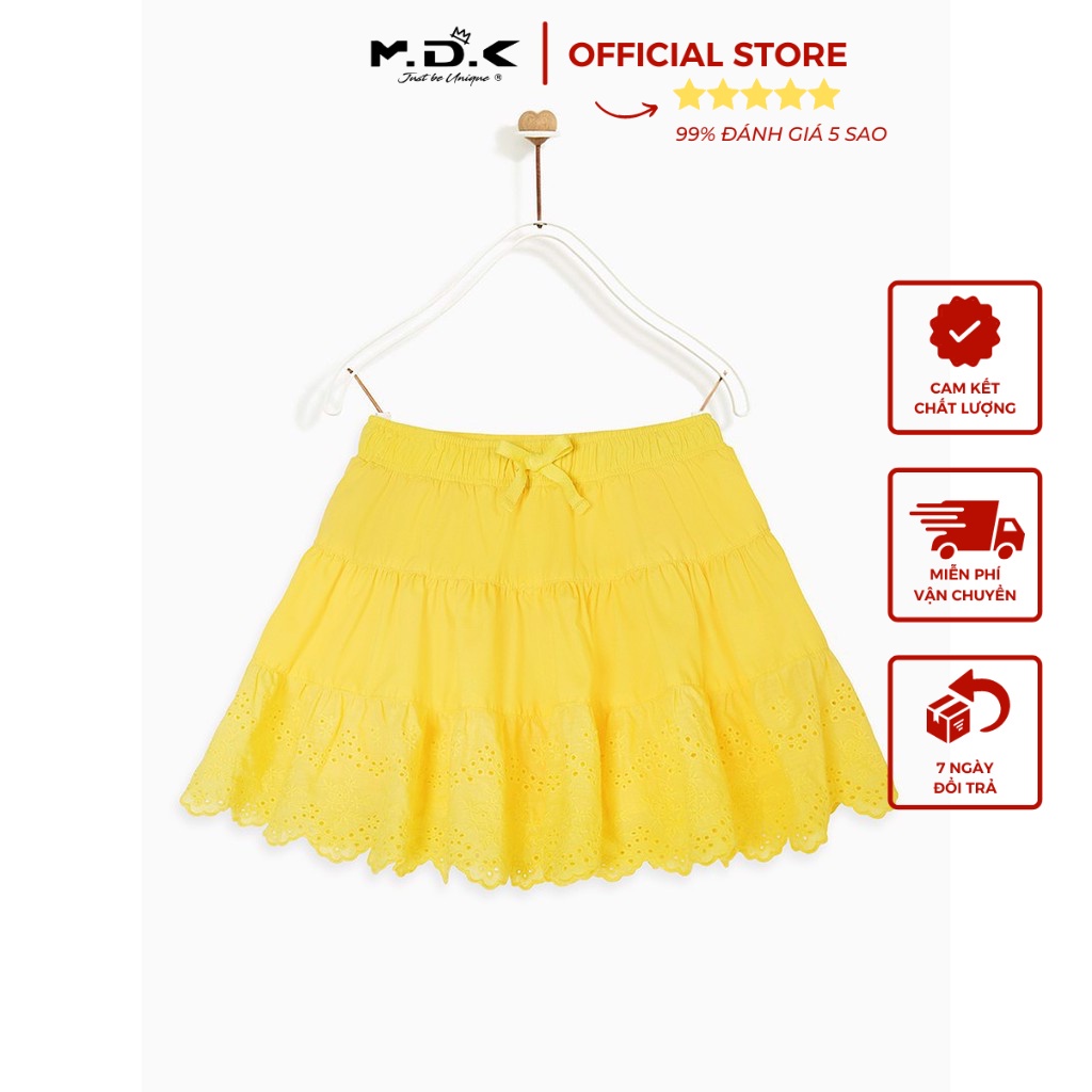 Chân váy bé gái Eyelets A-skirt M.D.K - xinh xắn, dễ thương