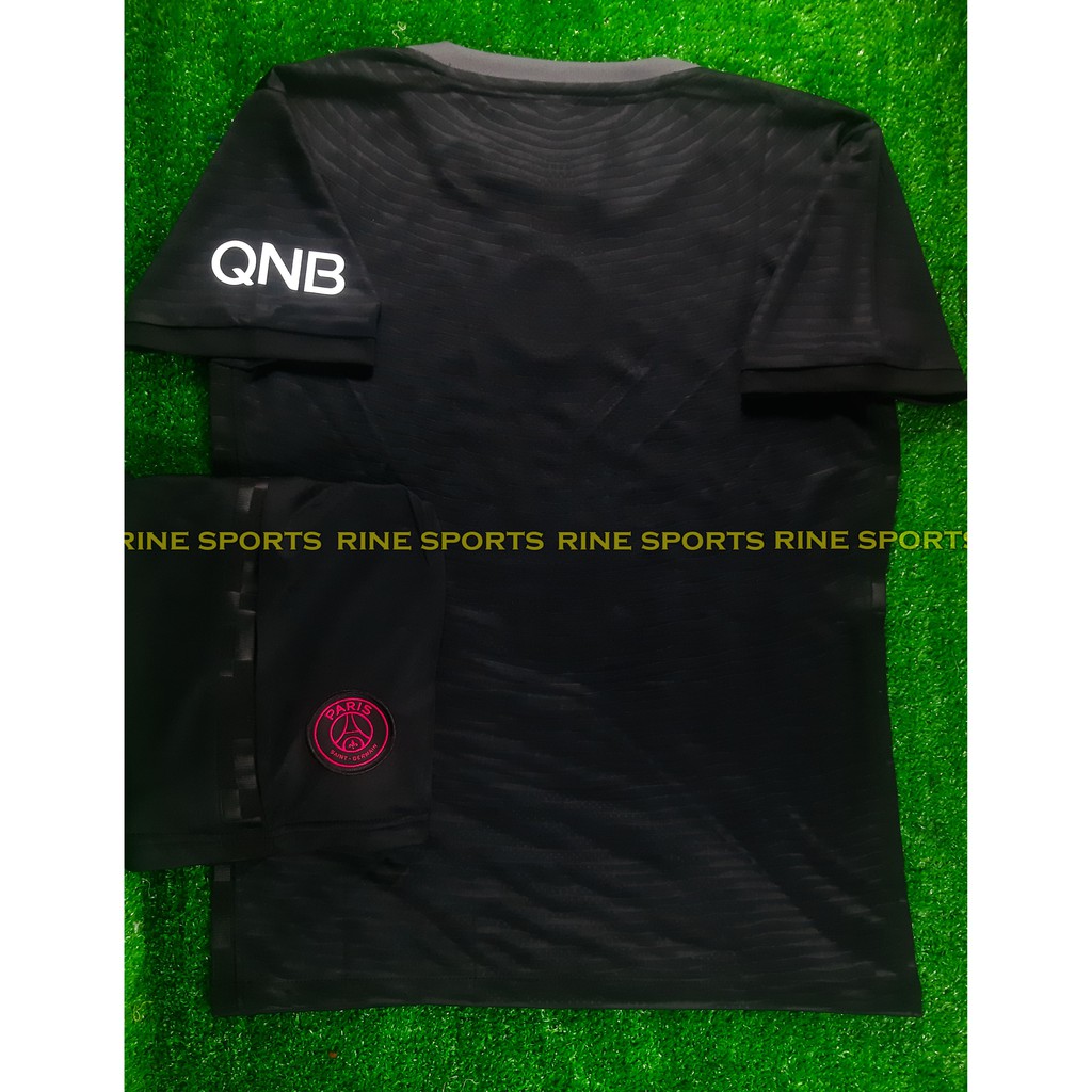 Hàng Thailand Super Bộ áo bóng đá PSG – Paris Saint Germain đen hàng Super thailand 2021-2022 Giống thi đấu