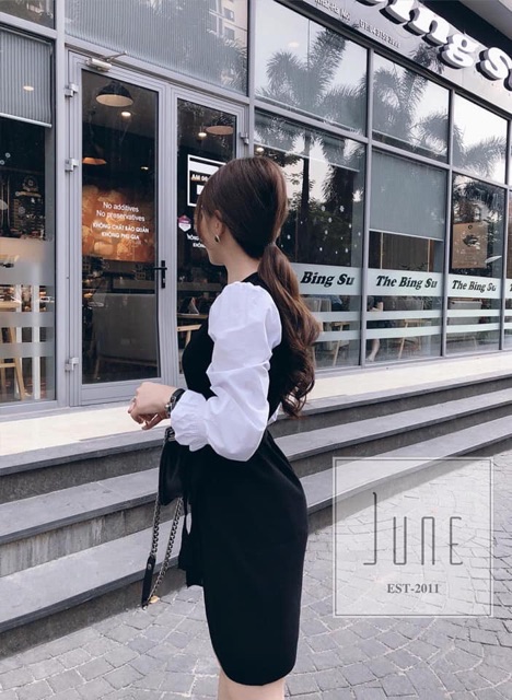 🍒Đầm phối tay trắng Bigsize 60-85 ký | BigBuy360 - bigbuy360.vn