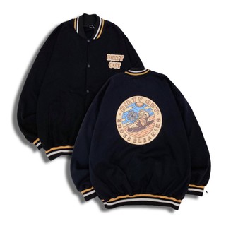 Áo khoác Bomber Jacket Dirty O.U.T - Chất nỉ ngoại xịn xò - Phong Cách Hàn Quốc - KD