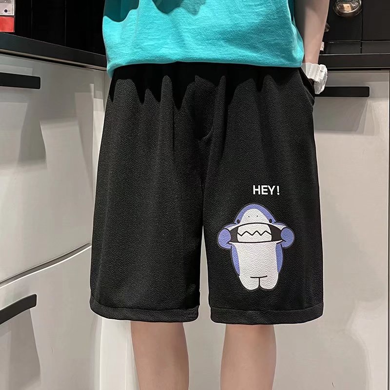 Quần Short Nam Ống Rộng In Họa Tiết Hoạt Hình size M-8XL