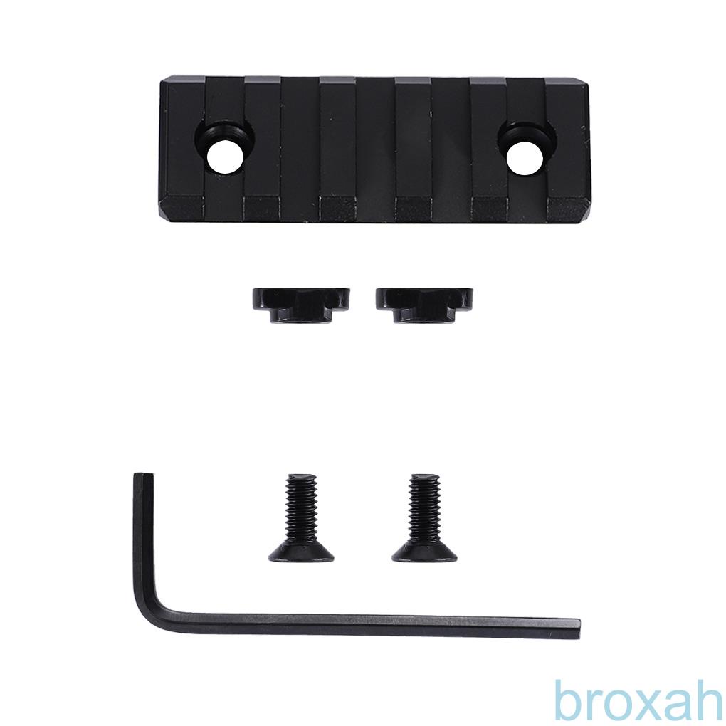 Hunting Rail Aluminum Handguard Rail Portable Outdoor Hunting Tool Acccessory for M-Lok 5 Slots 【broxah】