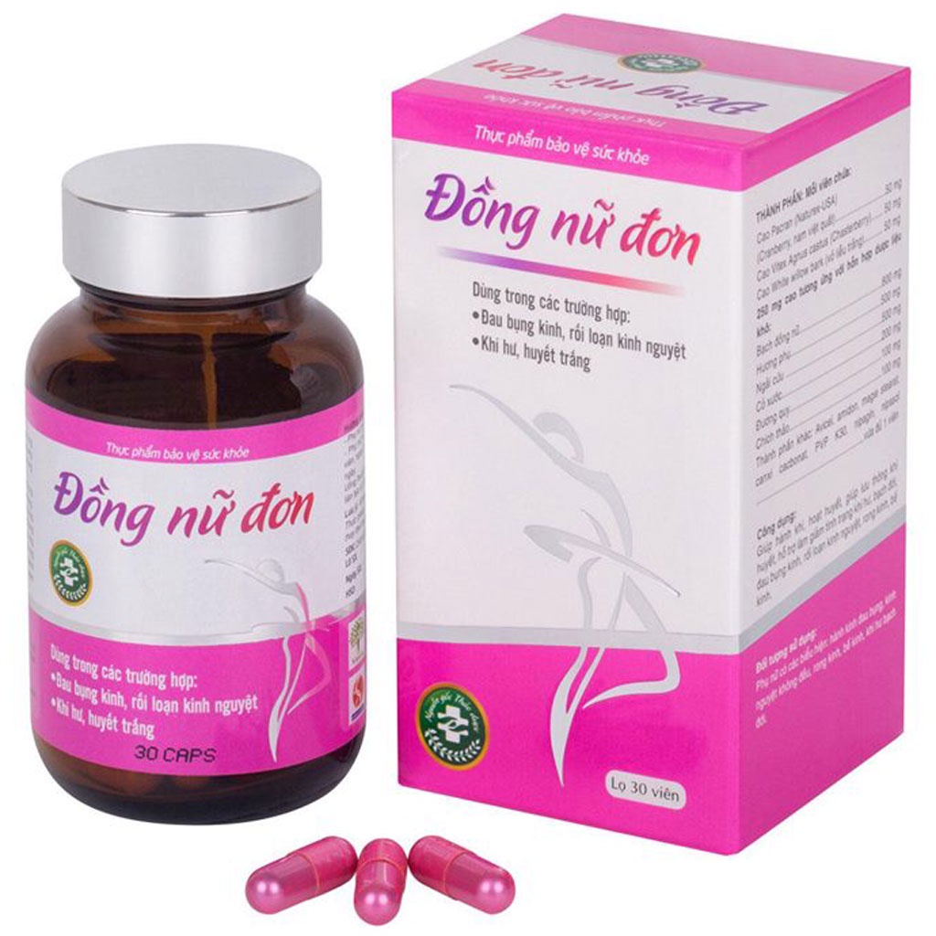 Đồng Nữ Đơn, hỗ trợ làm giảm tình trạng khí hư, bạch đới