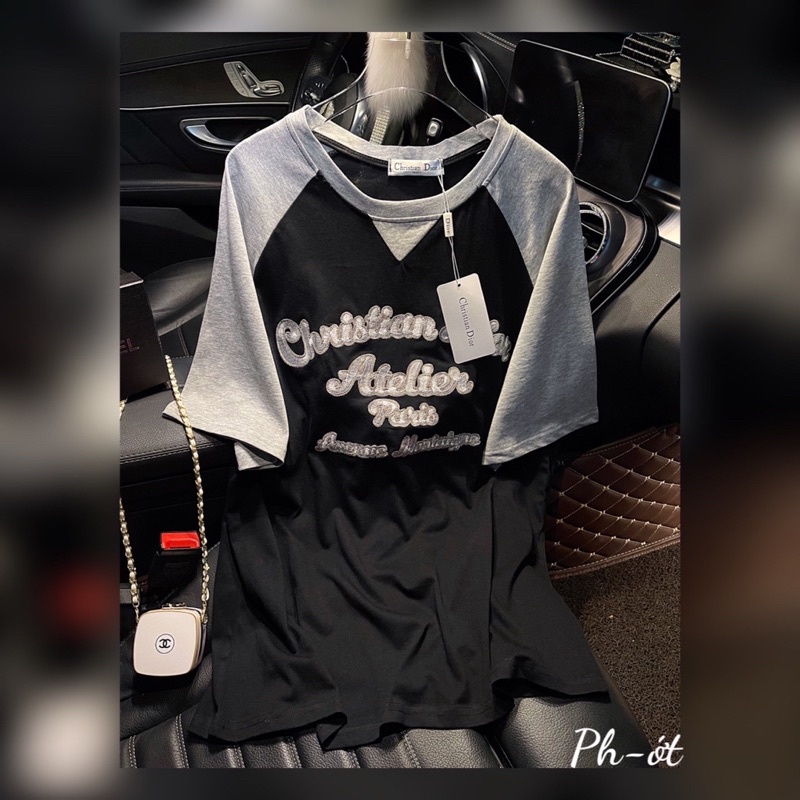 Áo Phông Dior Pha Màu Hàng Chuẩn Quảng Châu Cao Cấp